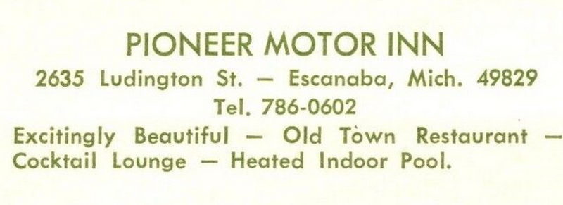 Pioneer Motor Inn (Best Western) - Vintage Postcard (newer photo)